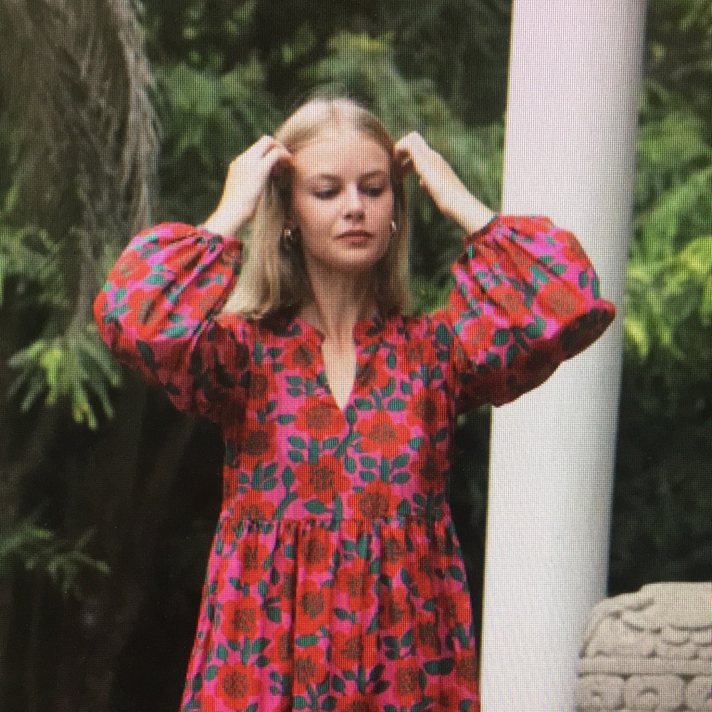Block print women cotton dress , beach dress vacation dress